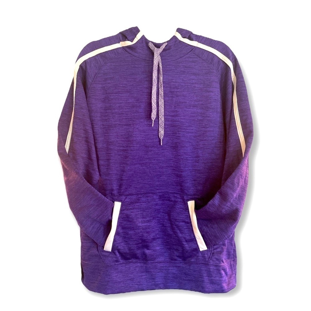 NWOT Augusta Sportswear Size M Stoked Tonal Purple Heather Hoodie